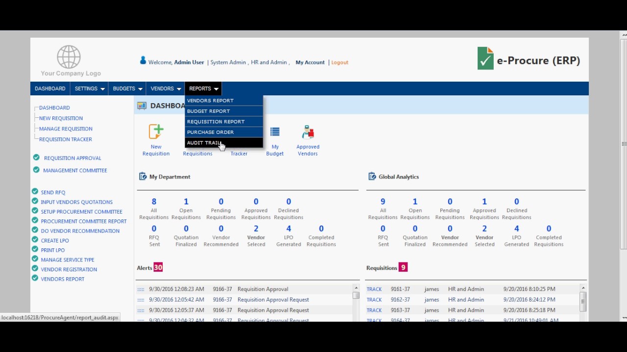 E procurement Software Demo