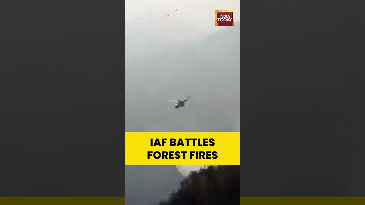 IAF&rsquo;s Mi-17 Helicopters Brave Extreme Conditions to Douse Forest Fires