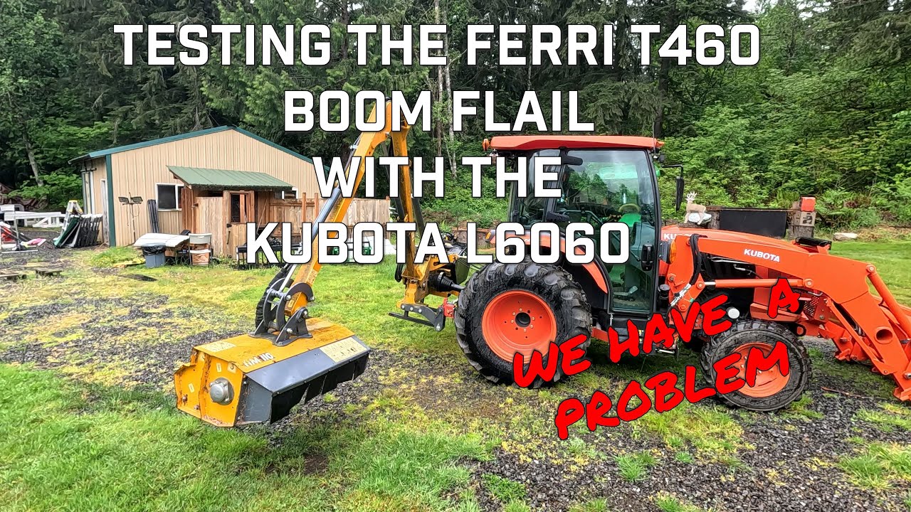 Testing The Ferri T460 Boom Mower