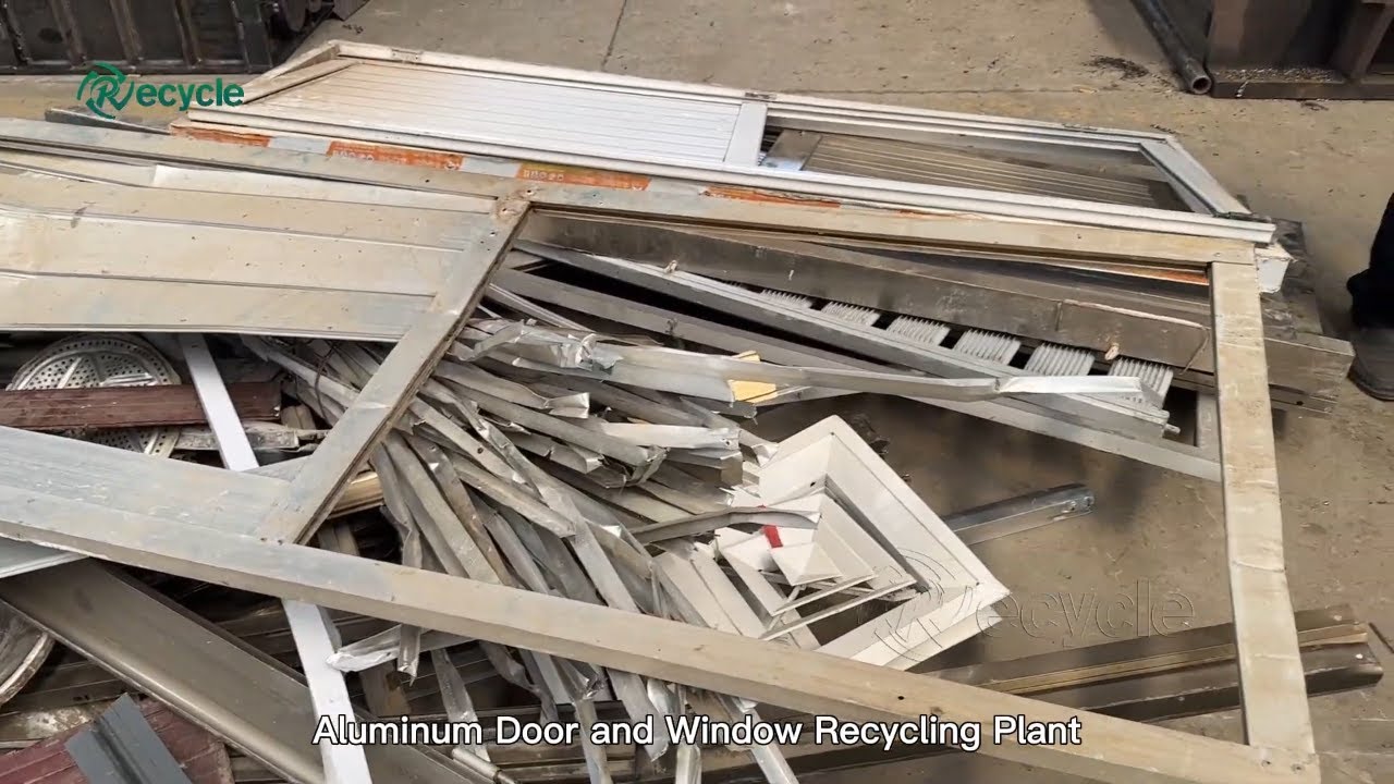Aluminum Door and Window Recycling Plant | Shredding and Separating