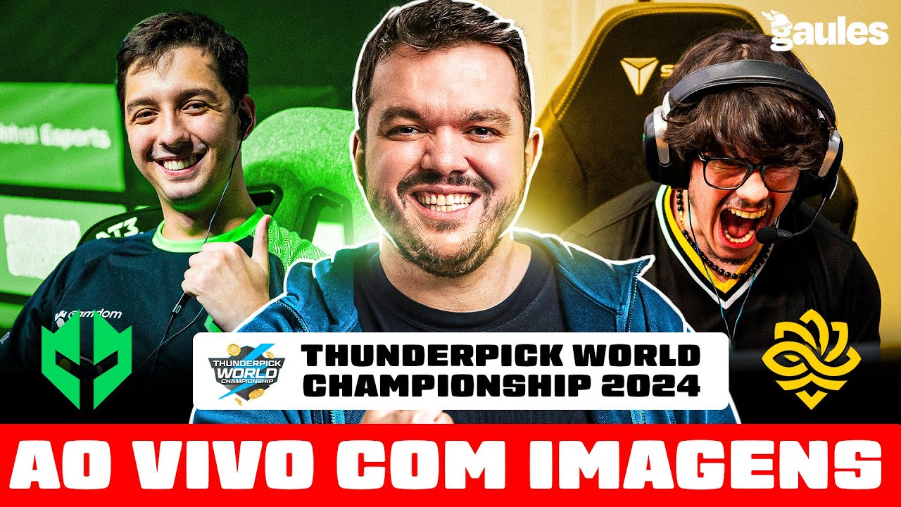Imperial e Legacy é Brasil na Thunderpick World Championship 2024 - COM Gaules AO VIVO