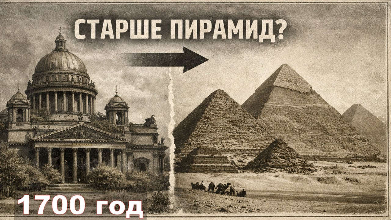 Исаакиевский собор НЕ СТРОИЛИ в XIX веке &mdash; он СТАРШЕ пирамид Египта