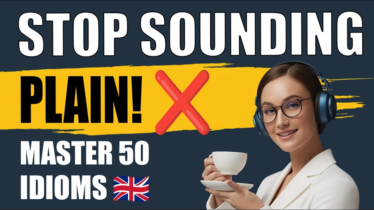STOP SOUNDING PLAIN! ❌ Master 50 British Idioms & Speak Like a Native (Masterclass)
