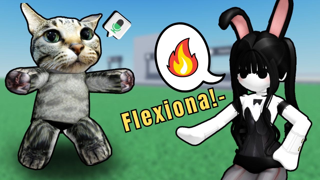 O Gatinho Está Flexionando a XOT4! | Roblox No Vr!
