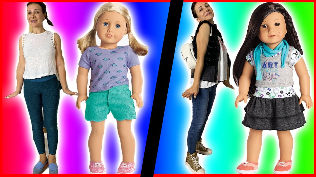 AMERICAN GIRL VS G&Uuml;L ABLA KOMBİN KIYAFET CHALLENGE MODA YARIŞMASI Dobişko Tv