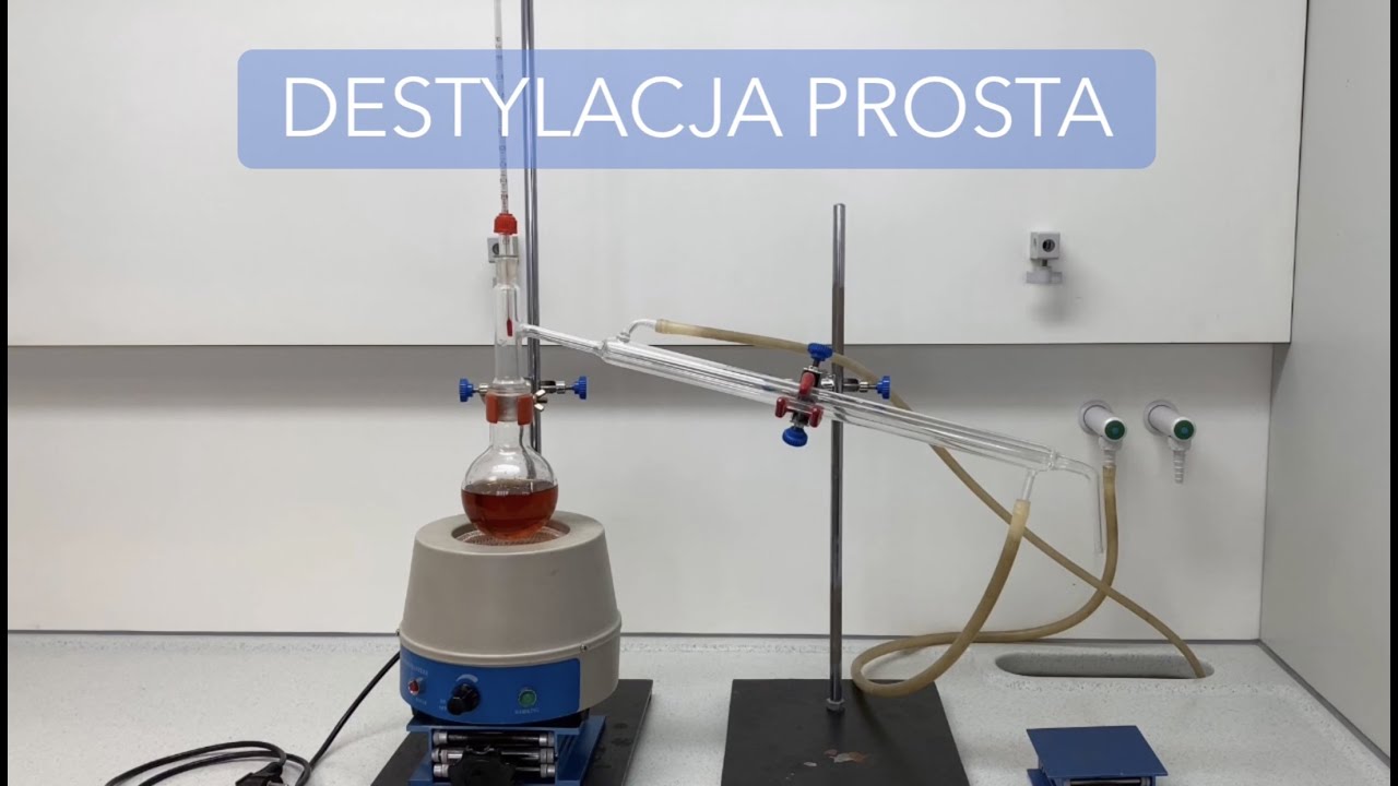 Destylacja prosta - aceton