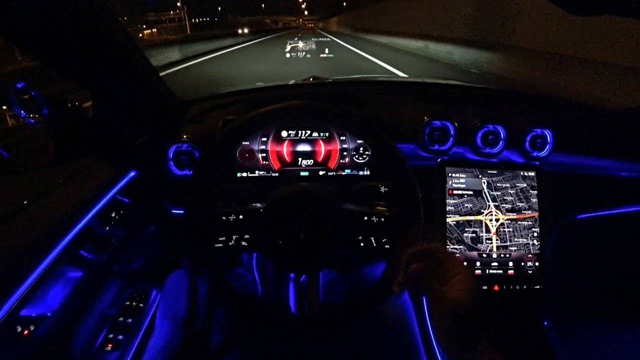 The New Mercedes C Class 2023 NIGHT Test Drive