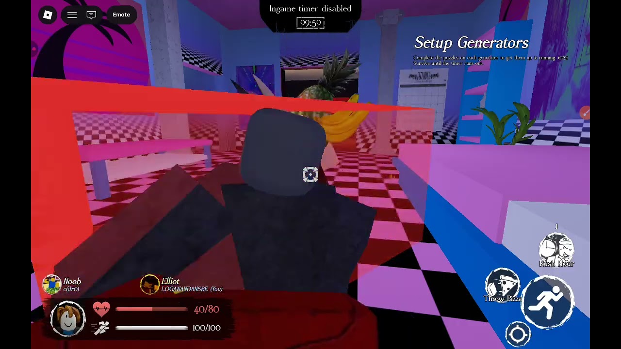 What if noob and elliot teamed up against fruit slasher?