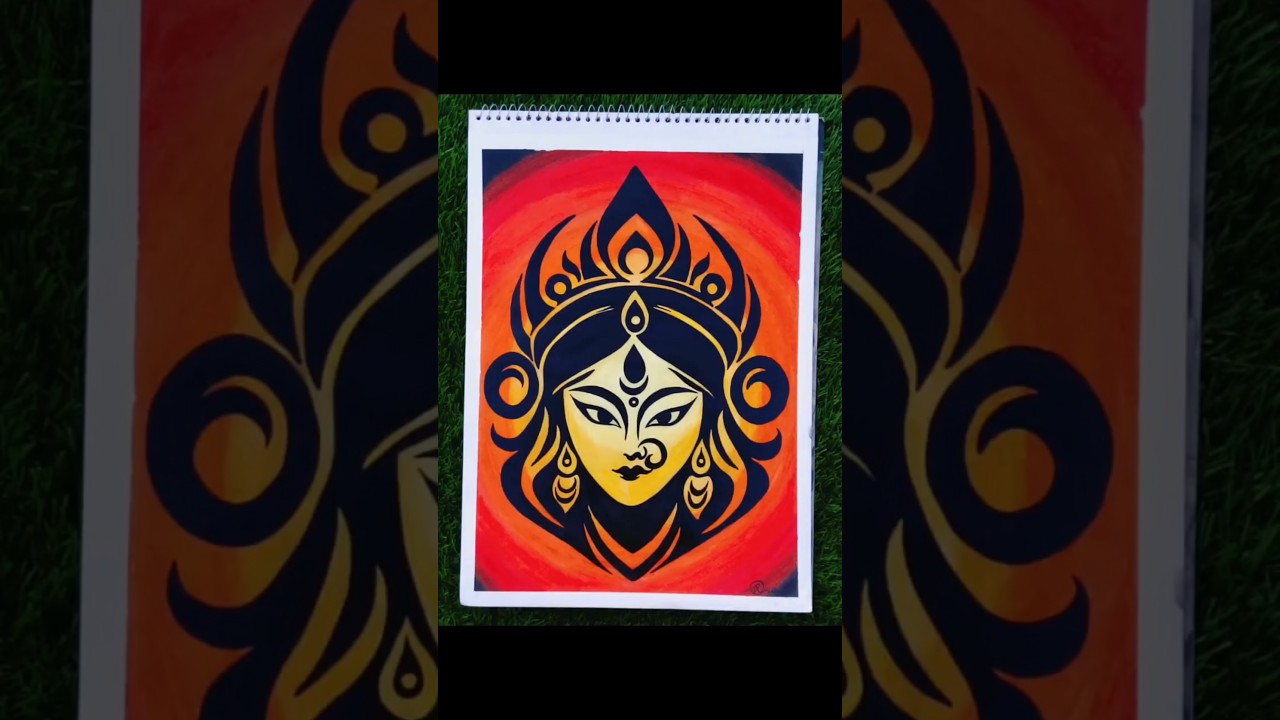 Maa Durga#painting#Sign of power#🙏🙏