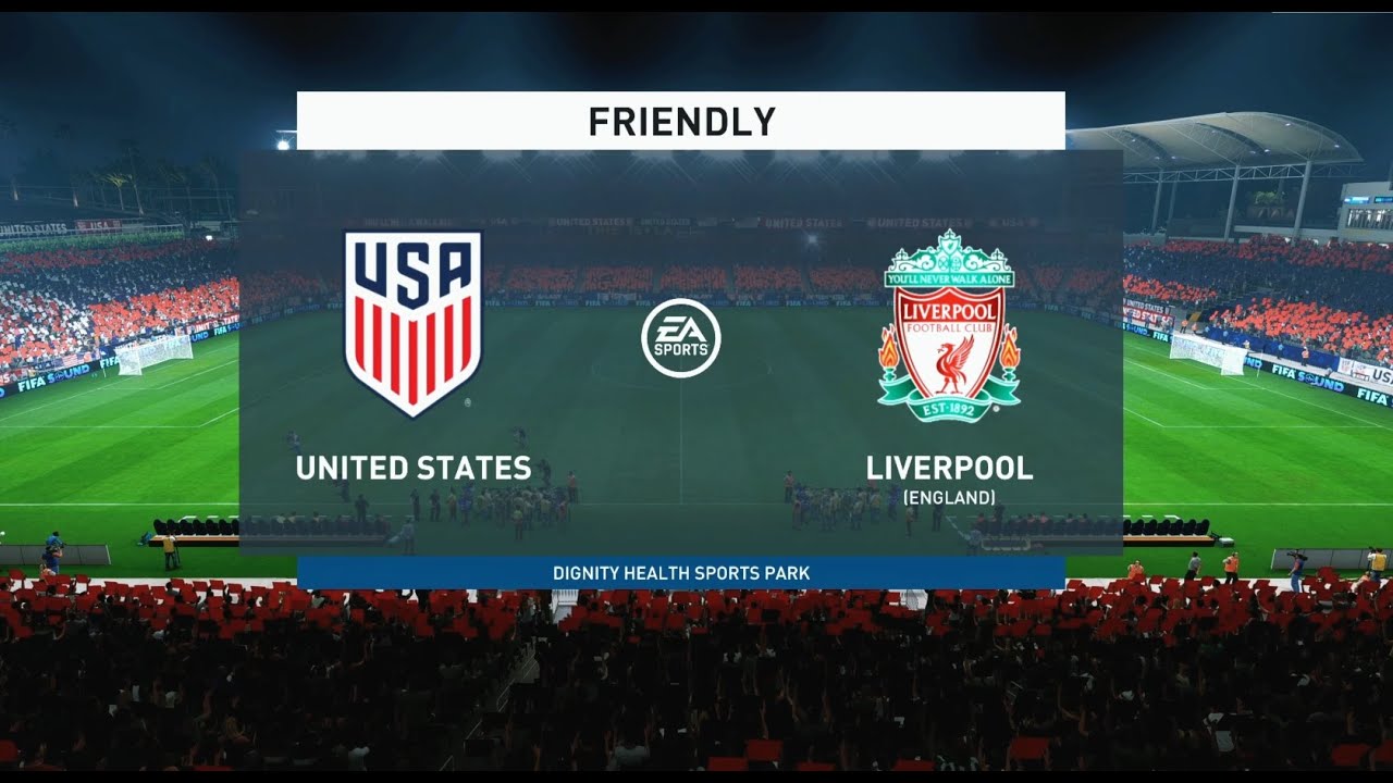 USA vs LIVERPOOL | PREDICTION 2023 | WORLD TOUR | FIFA 23| 4K |