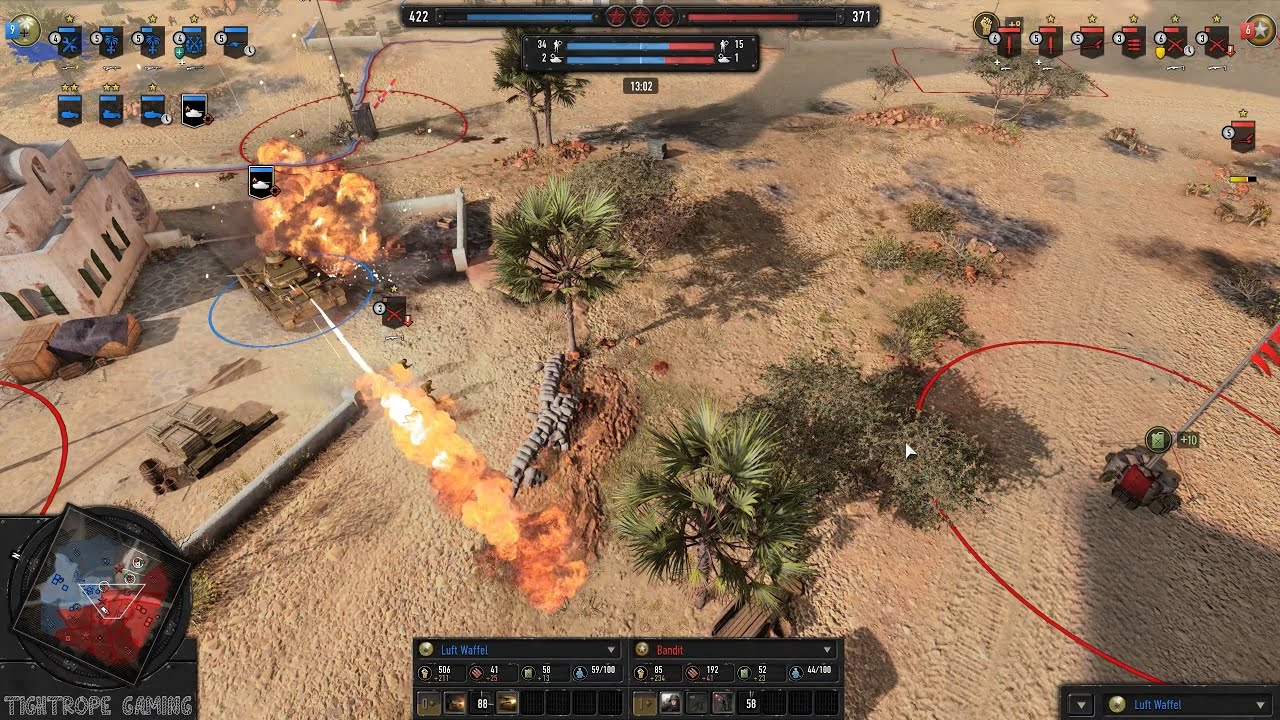 COH3 1v1 Luft Waffel (AK) vs Bandit (US)