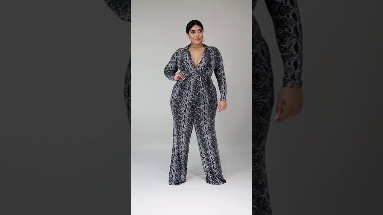 Bonnie Snakeskin Jumpsuit
