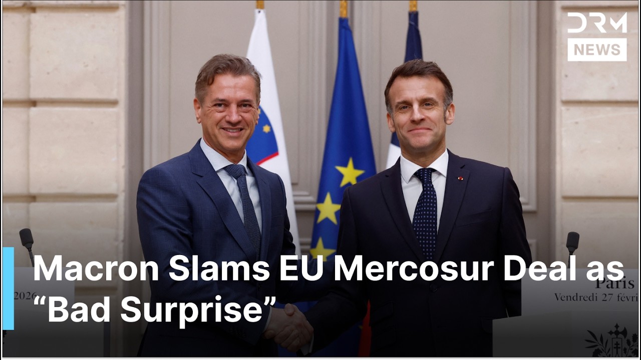 FULL: France’s Macron Warns EU Over Fast-Tracked Mercosur Agreement, Calls It Disrespectful | AC1G