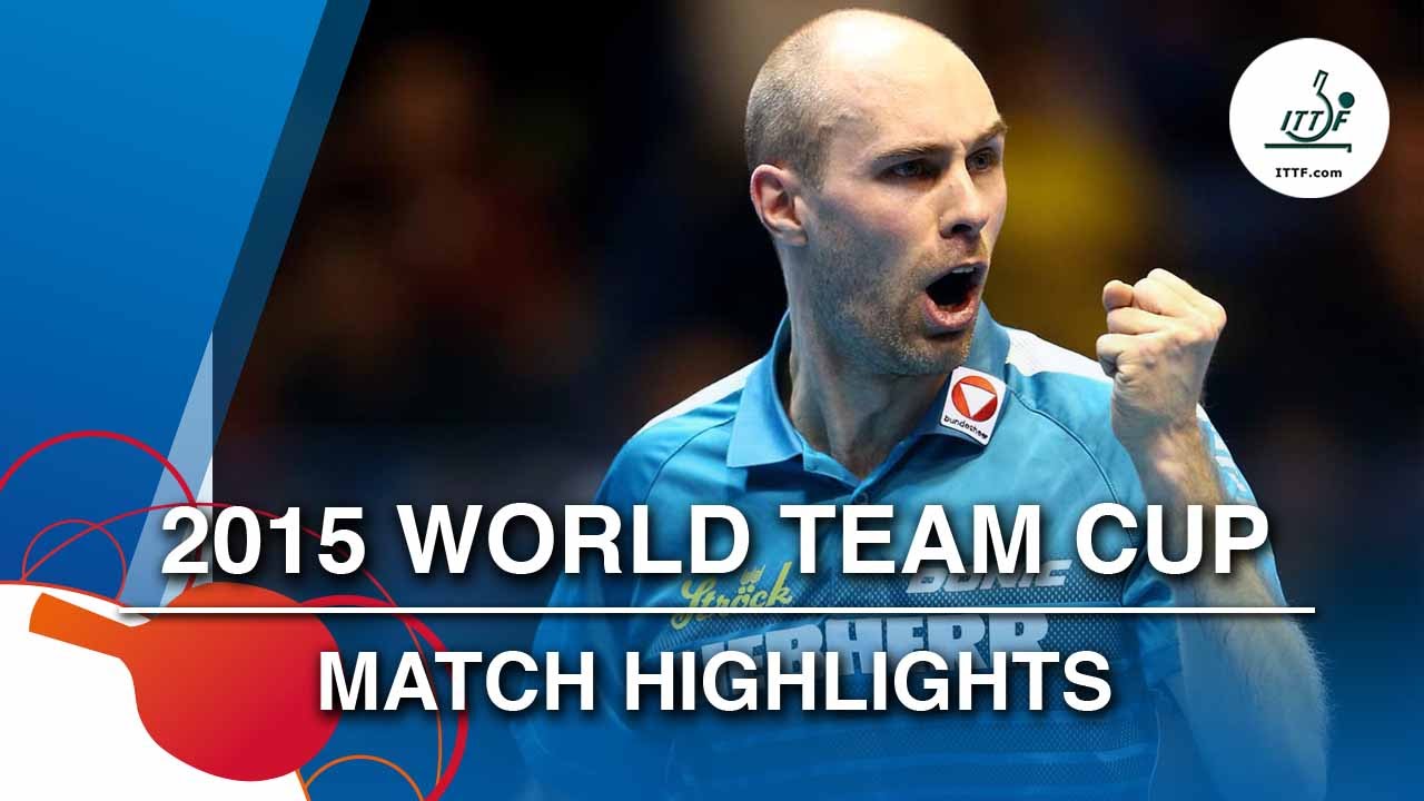 2015 World Team Cup Highlights: HABESOHN Daniel vs FREITAS Marcos ( 1/2)