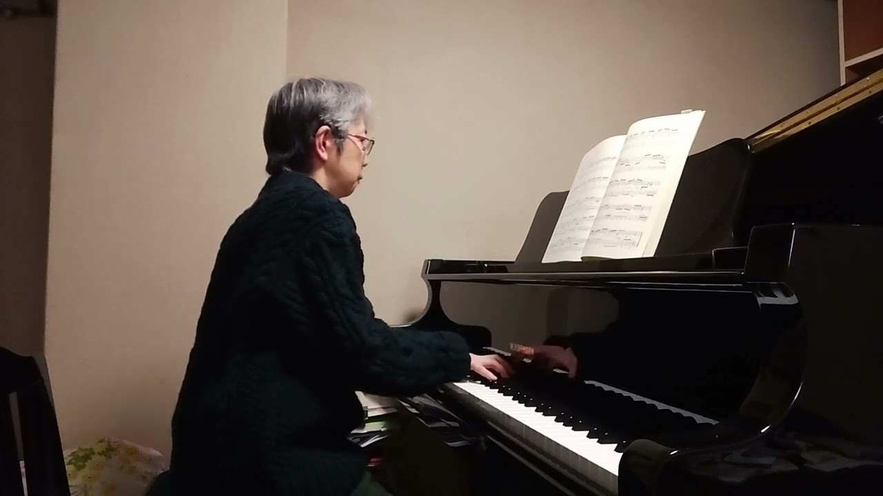 J.S.Bach フランス組曲第4番　アルマンド　譜読みしたのを弾いてみました。