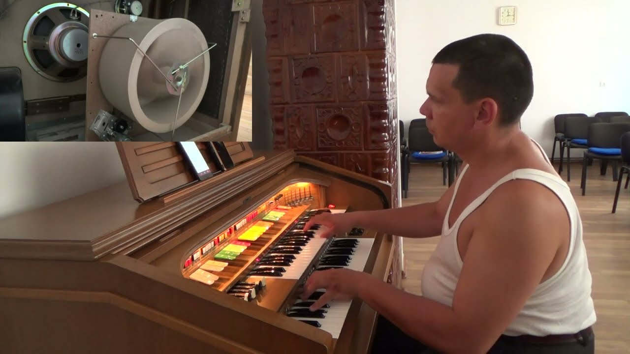 Samlen dem in | Organisten Bujor Florin Lucian spelar på Elka Artist 707-orgeln