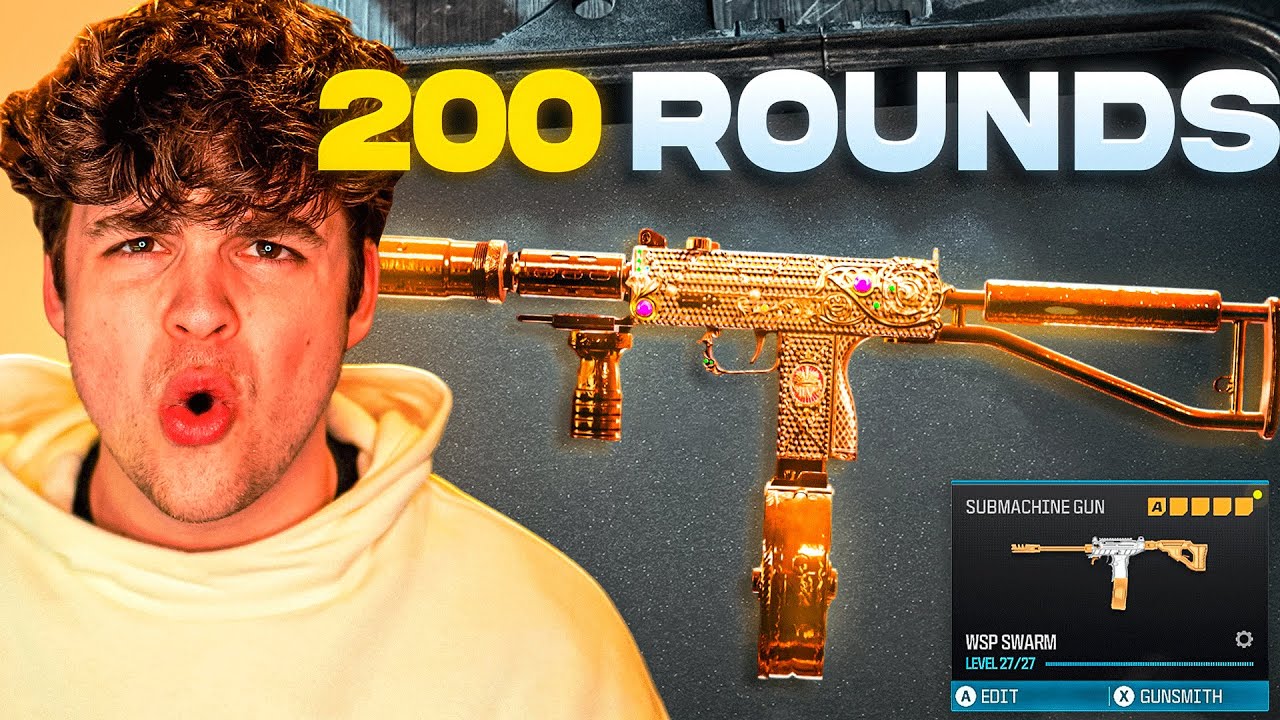 *NEW* 200 ROUND SMG in Warzone! (World Record)