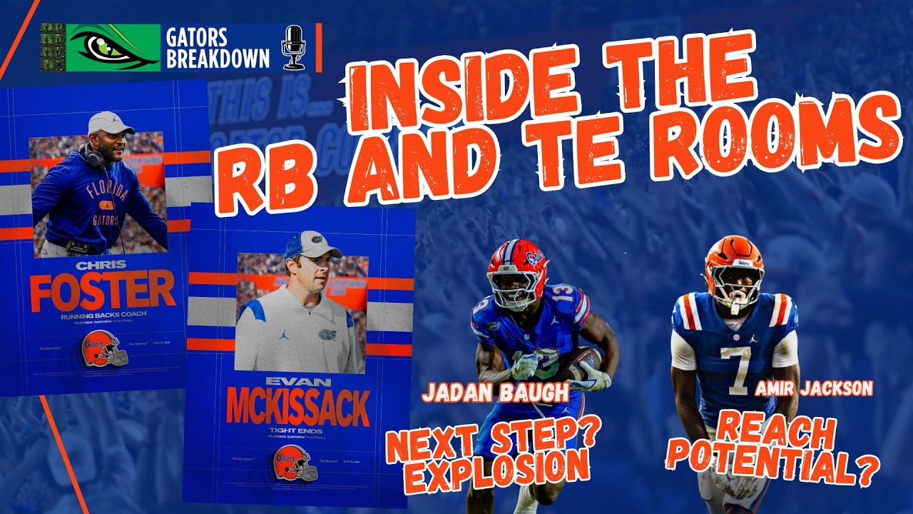 Jadan Baugh PRIMED for EXPLOSIVE 2026 + Will Amir Jackson reach POTENTIAL? Inside the RB & TE Rooms