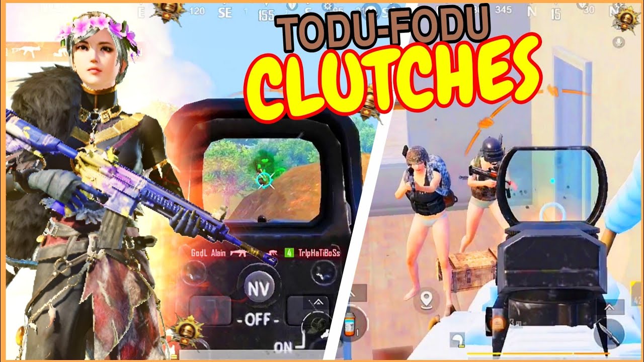 TODU-FODU CLUTCHES 😈 | 1v4 INSANE FINISH | BGMI/PUBG Mobile