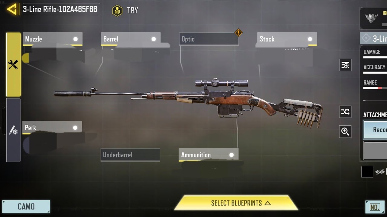 Best 3 line sniper load out