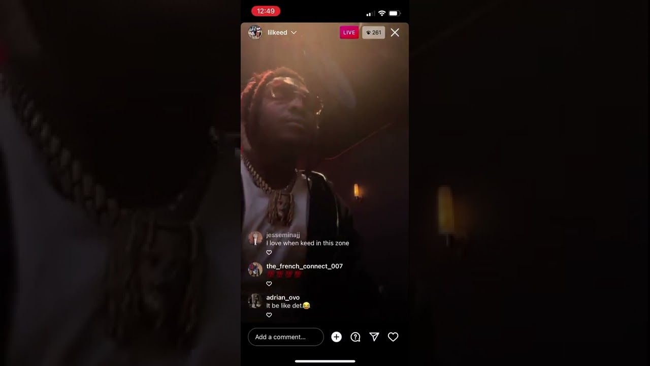 Lil Keed In the Studio recording a garbage song😂 #lilkeed #ysl #funny #trending