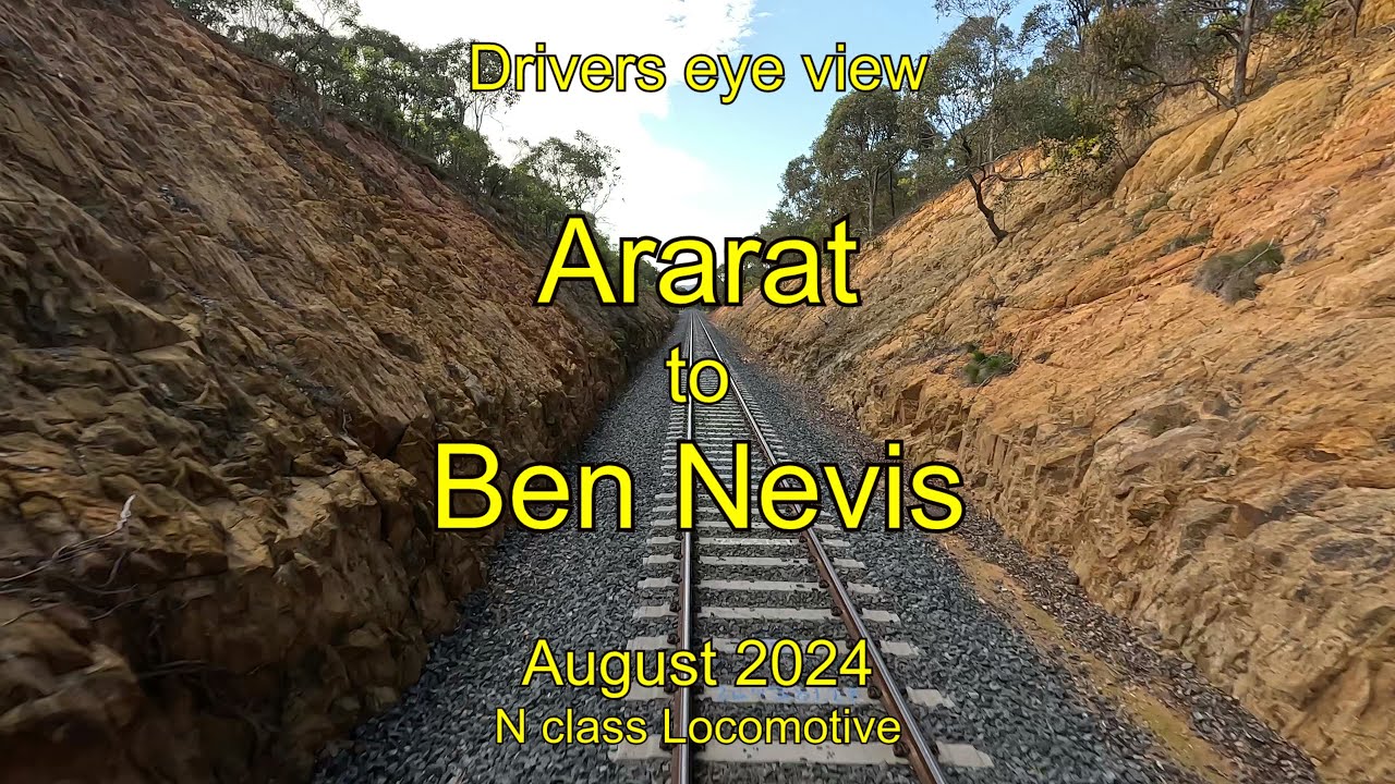 Drivers eye view, Ararat to Ben Nevis, Aug 2024