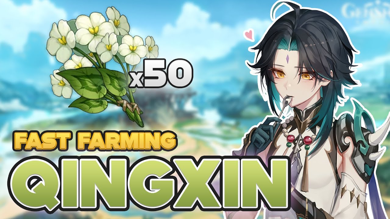 Qingxin: Quick Farming Locations & Fast Route | Genshin Impact