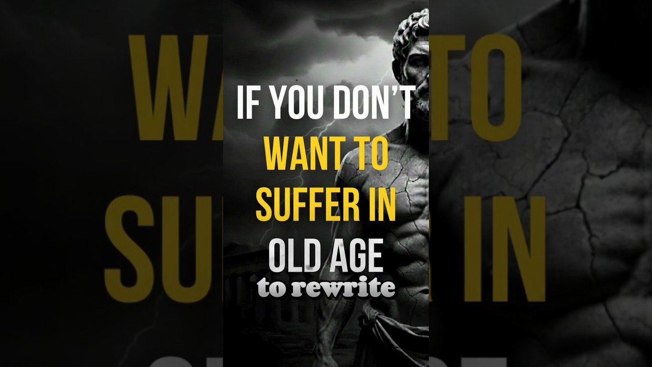 Do These 4 Things Before Old Age &ndash; Stoic Life Advice | Stoicism
