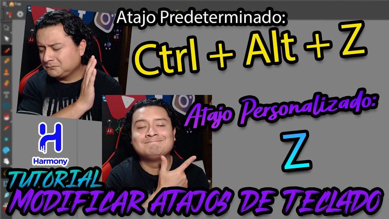 TUTORIAL | Como MODIFICAR los ATAJOS de teclado en HARMONY | TOON BOOM HARMONY | MUZZIKER TV