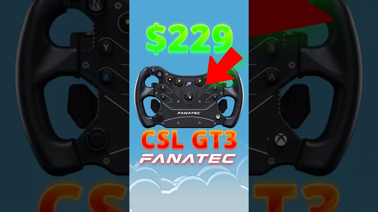Fanatec&rsquo;s CSL GT3 Wheel Is Killing the Competition With Its Price!