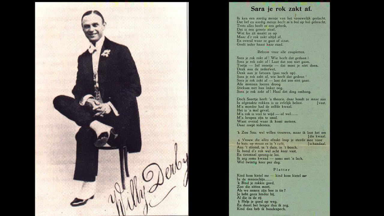 Willy Derby - Sara je rok zakt af 1924