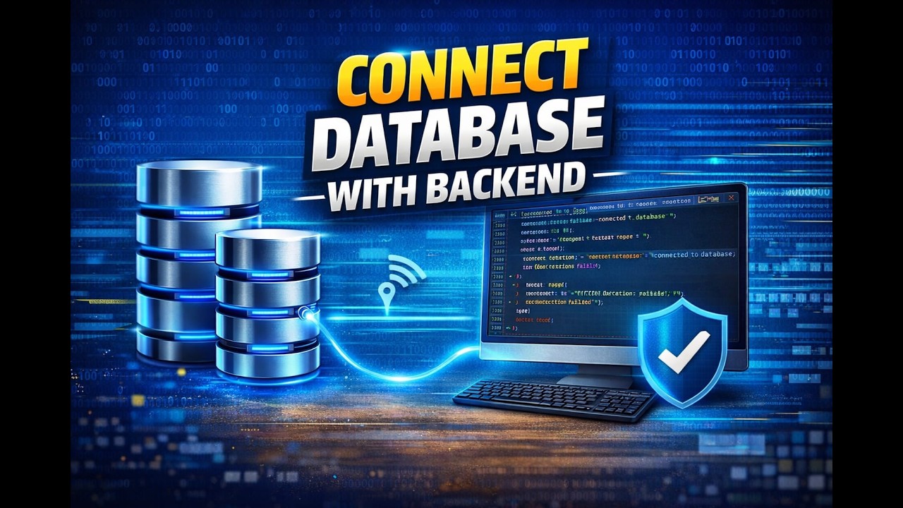 Connection of  frontend with Backened and save into Database