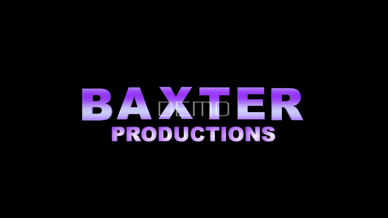 Baxter Productions logo (2002 Variant, Alt. Version)