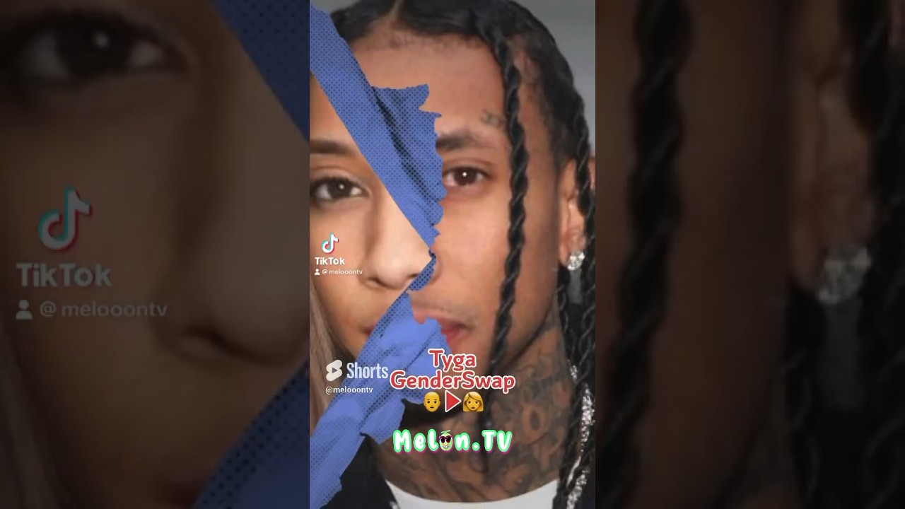 Tyga, AI genderswap, Male to Female, Using AI to transform a world-class rapper.