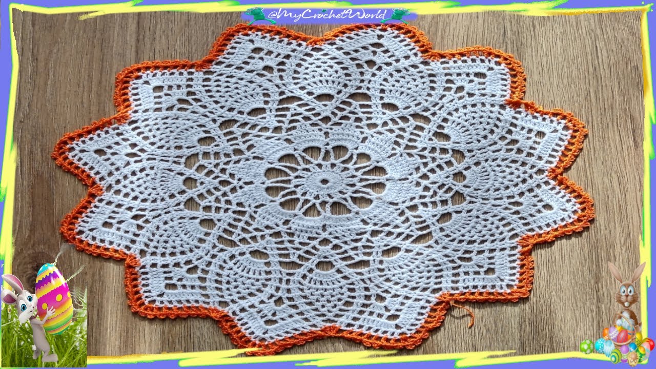 Wiosenna Serwetka z niespodzianką @mycrochetworld