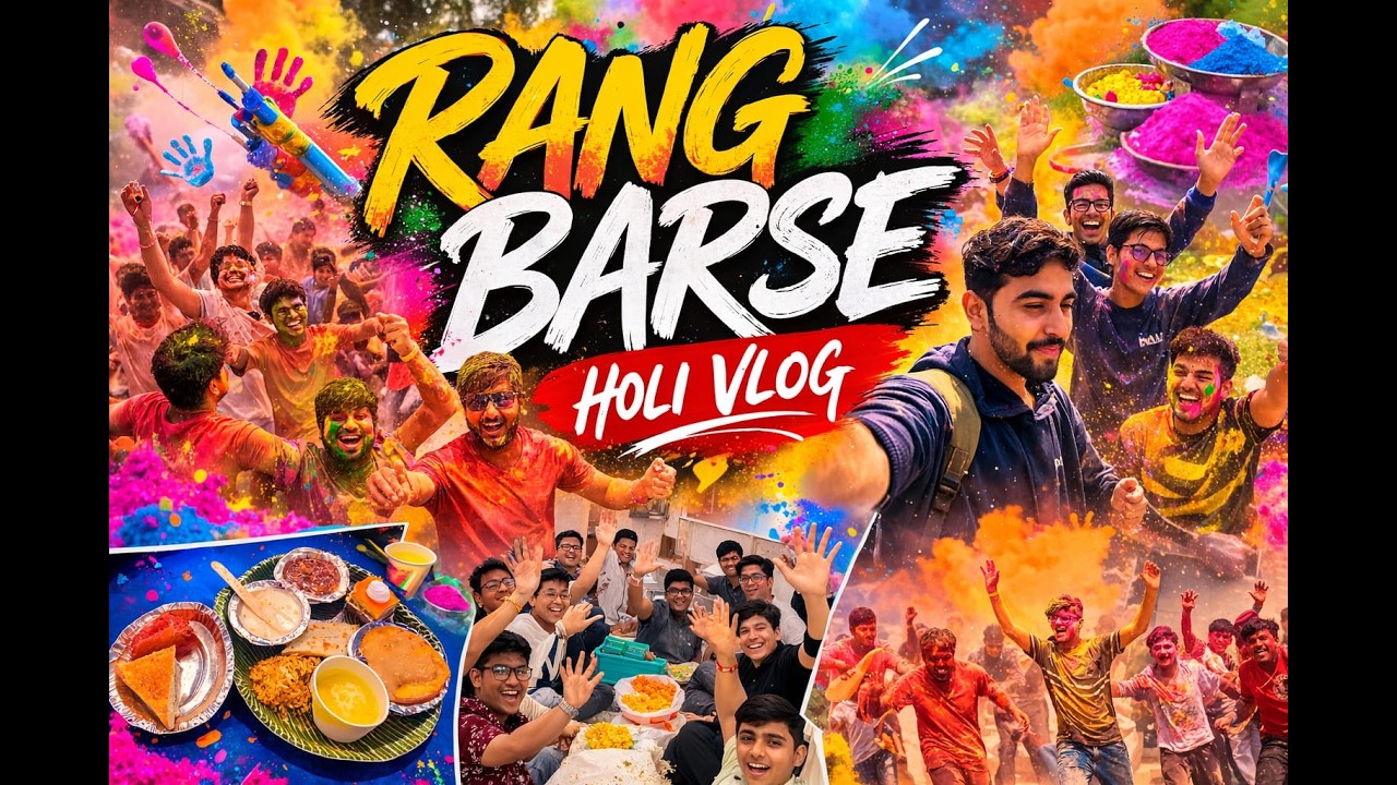 You’ve Never Seen Holi Like This | Rang Barse 2026 Full Vlog