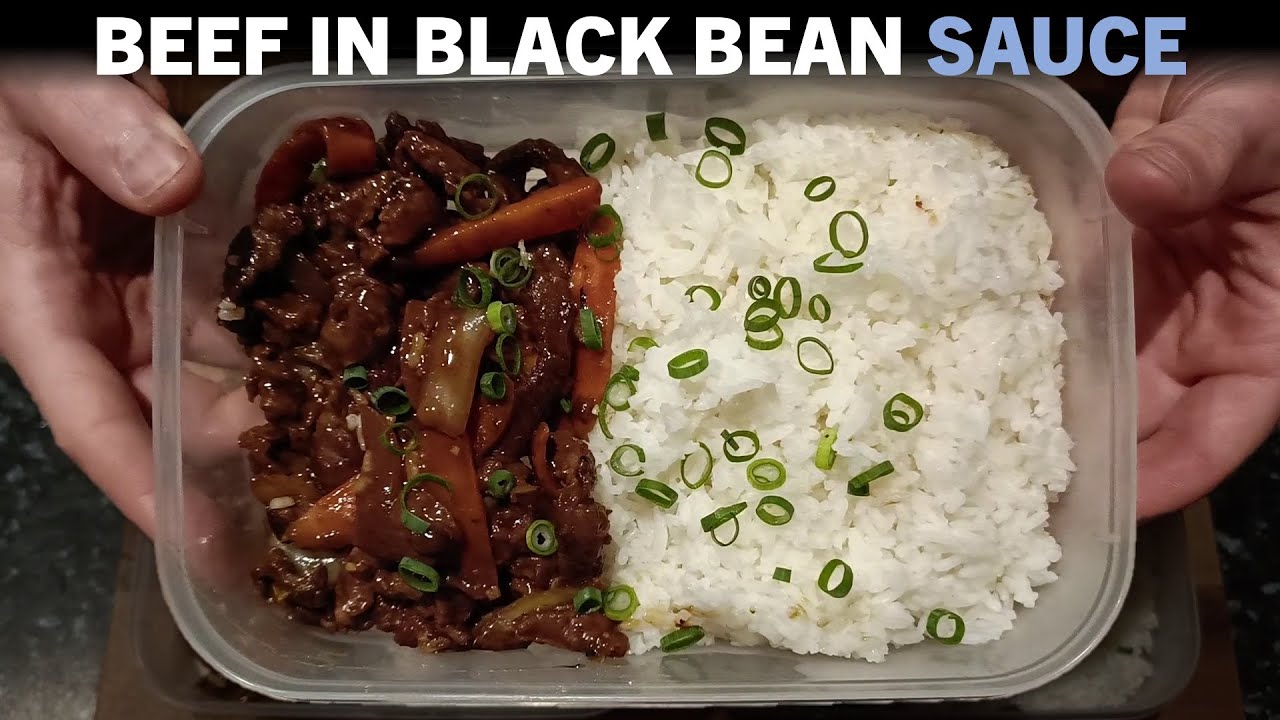 Beef in Black Bean Sauce with Rice | Meal Prep