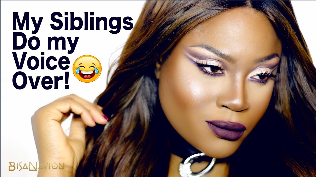 Siblings Do My Voice Over | Open Cut Crease MakeUp Tutorial
