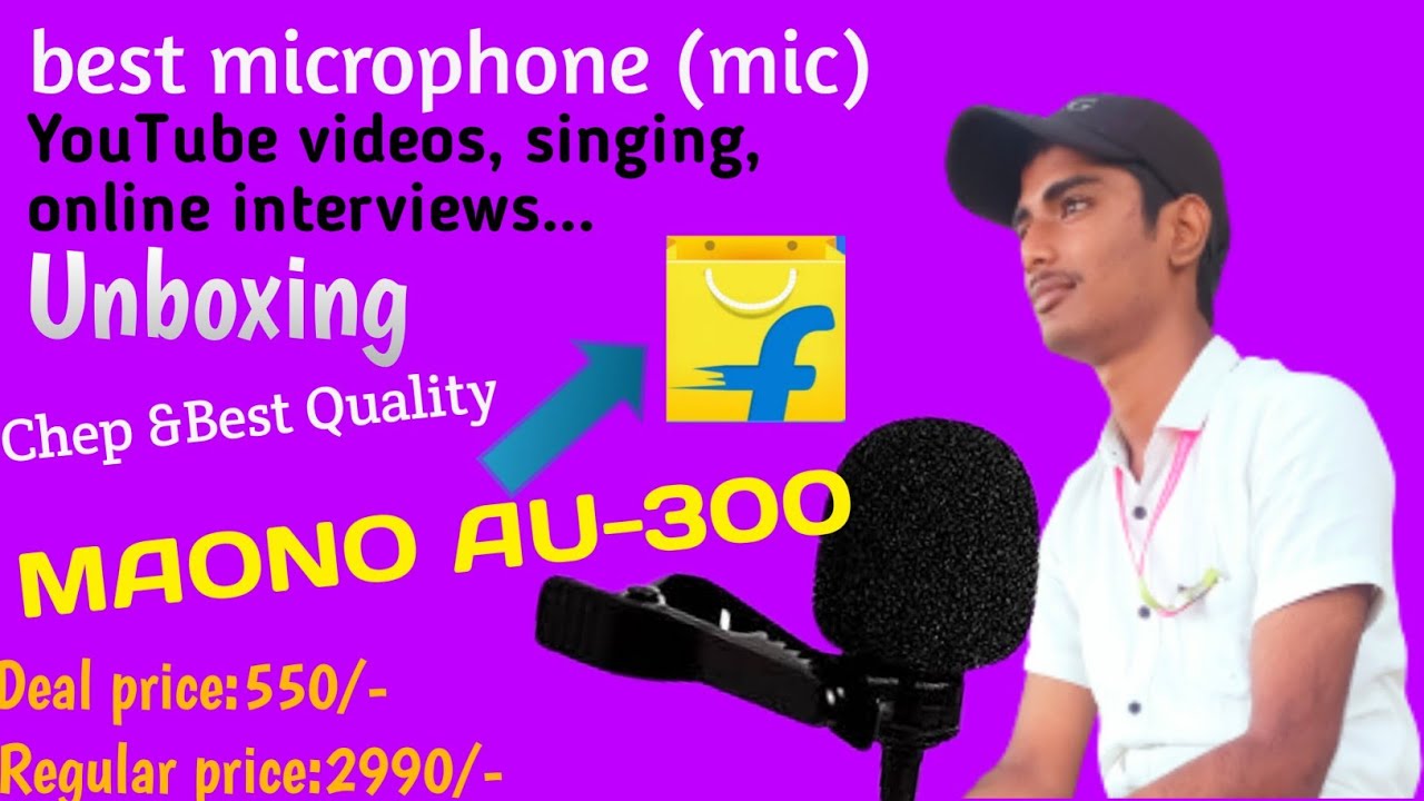 Microphone like mic||unboxing||maono au-300||smilesampath