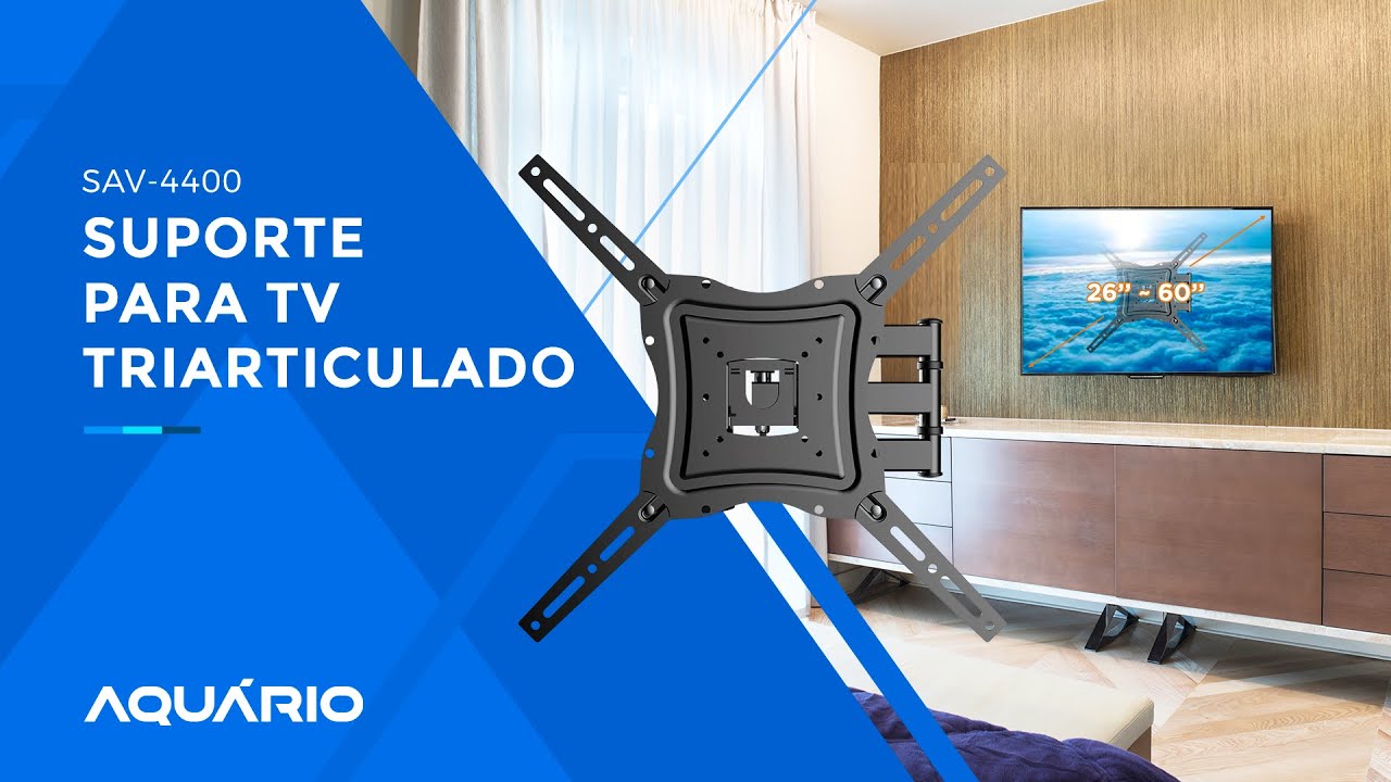 Suporte Triarticulado para TV com 3 movimentos | SAV-4400