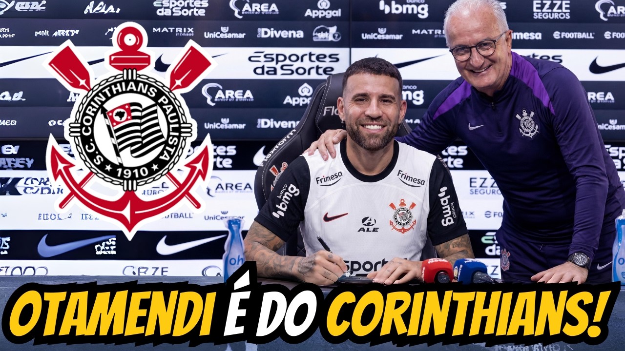 INACREDITÁVEL! OTAMENDI NO CORINTHIANS É A ÚLTIMA CARTADA DO MERCADO!