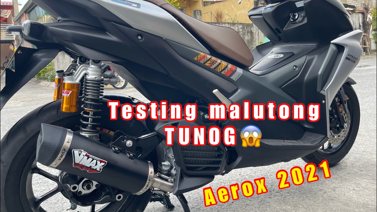 SOUND CHECK VMAX power pipe AEROX 2021 | atom mini driving | HELLA HORN