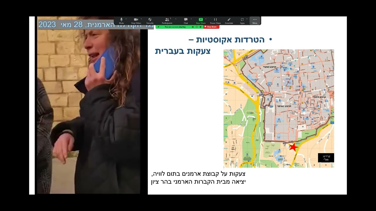 יסכה הרני - הרצאה - התנכלויות לנוצרים