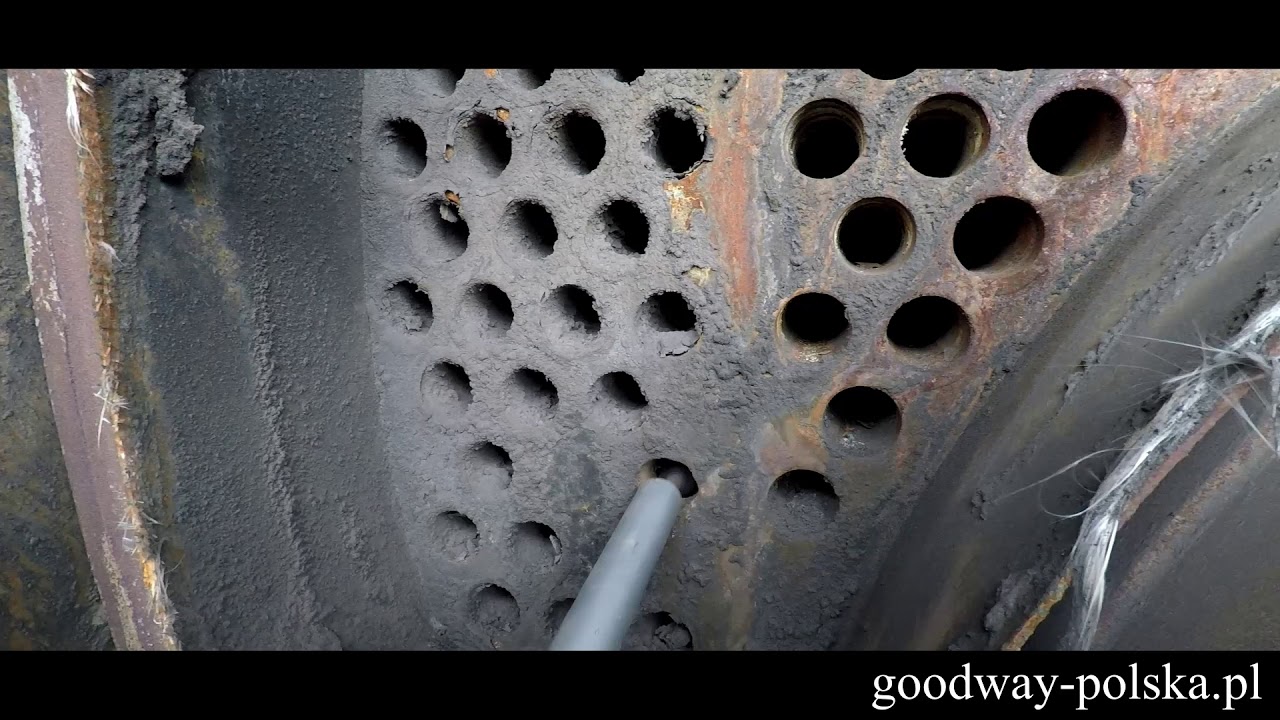 Goodway RAM 4X2A. Prezentacja technologii czyszczenia kotłów płomienicowo-płomieniówkowych.
