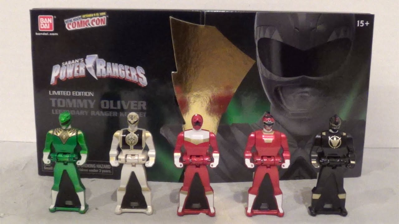 NYCC 2014 Tommy Oliver Ranger Key Set [Power Rangers Super Megaforce]