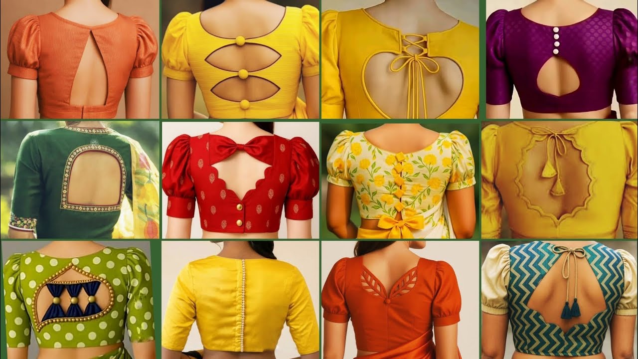 🎊30+ Latest Blouse back neck Designs / blouse design /Blausee Designs 2025 /blouse ki design #blouse