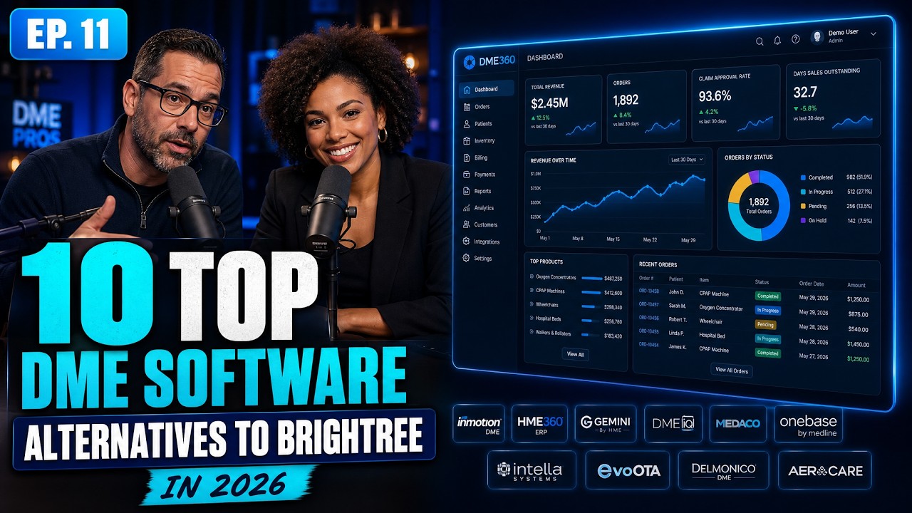 Top 10 DME Software Alternatives to Brightree in 2026