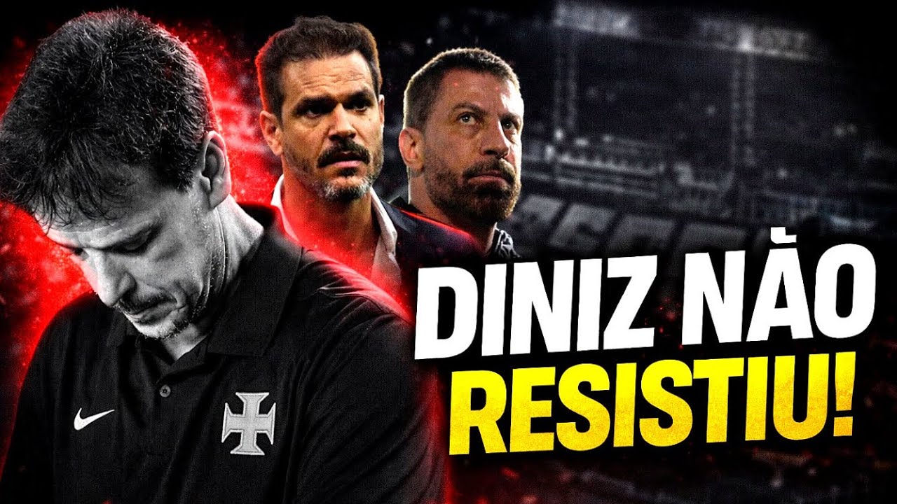 ACABOU! DINIZ CAI APÓS NOVA DERROTA DO VASCO!