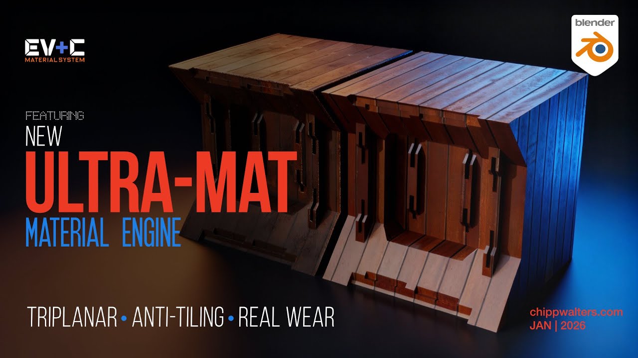 Ultra-Mat: новый подход к работе с материалами в рамках EEVEE + Cycles