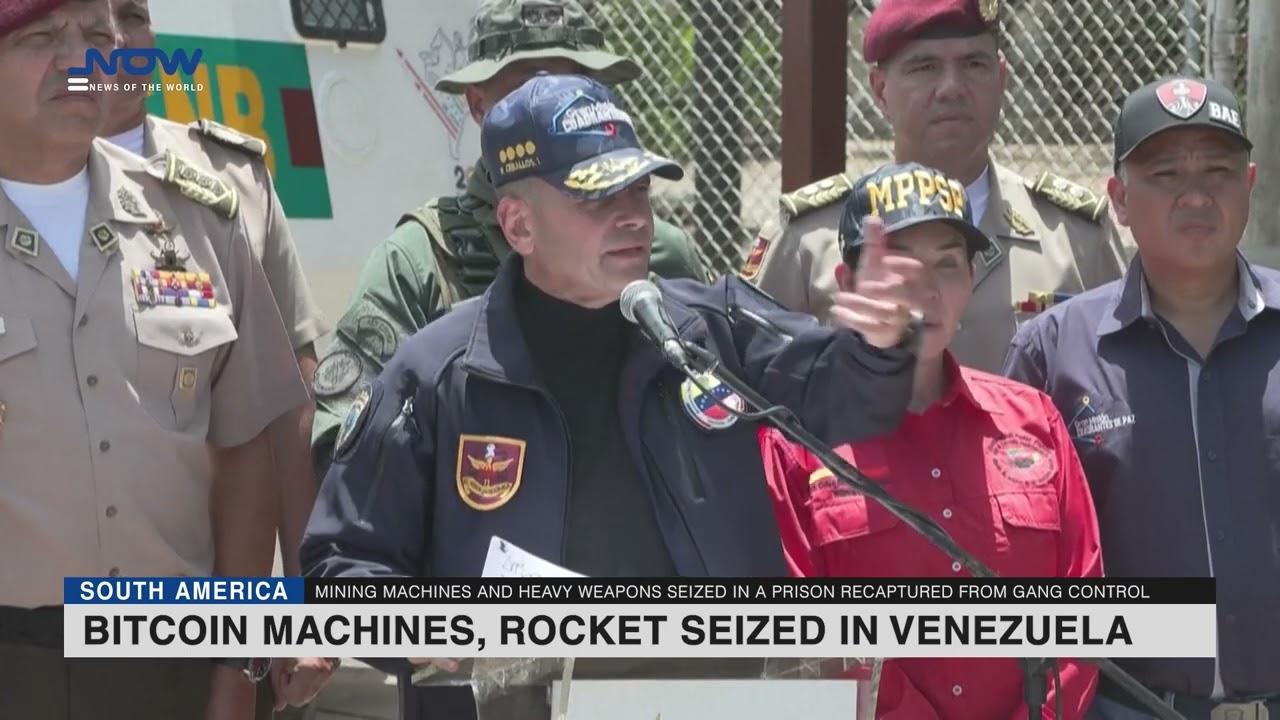 Bitcoin machines, rocket launchers seized in Venezuela prison